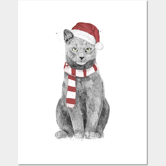 Xmas cat Wall Art by soltib